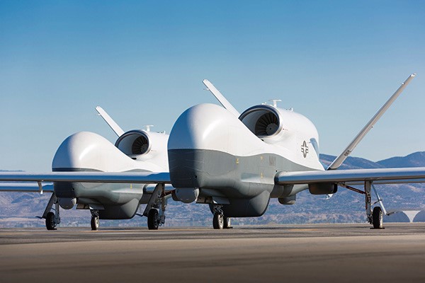 MQ-4C無人機。